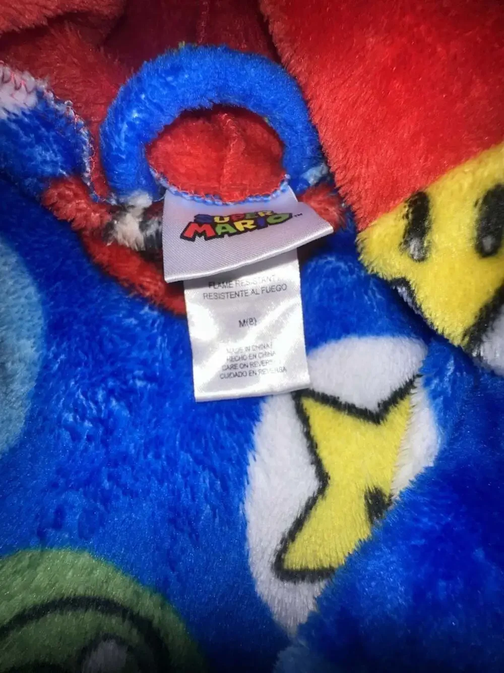 Nintendo Super Mario Bros. Boys Fleece Hooded Bathrobe, Size M (8)